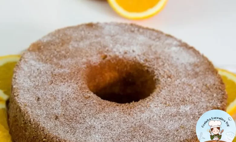 Bolo de laranja sem glúten e sem lactose