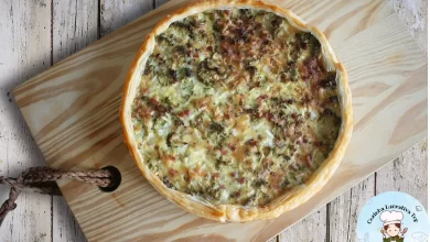 Quiche de Alho Poró