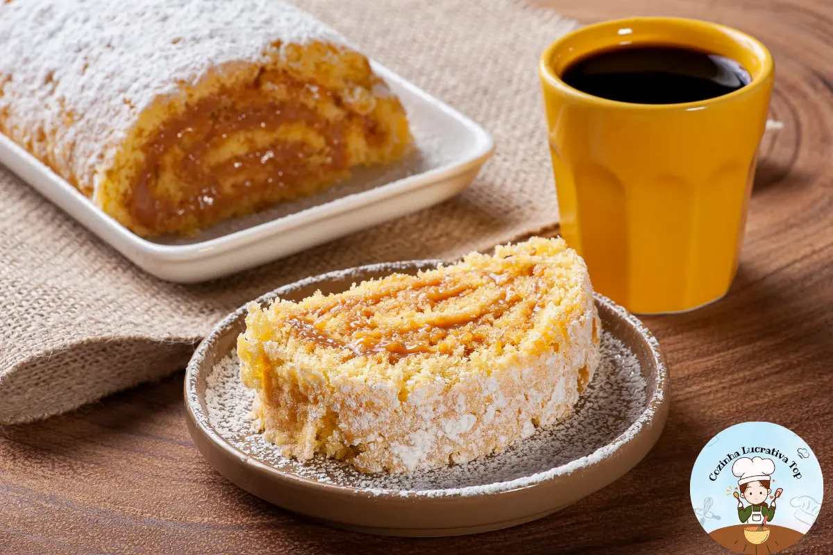 Rocambole de Doce de Leite