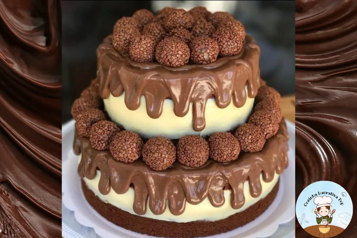 Bolo de Andar de Chocolate e Leite Ninho